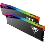 Patriot DIMM 48 GB DDR5-6000 (2x 24 GB) Dual-Kit, Arbeitsspeicher schwarz, VEUR548G6028K, Viper Elite 5 Ultra RGB, INTEL XMP, AMD EXPO