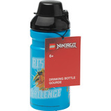 Room Copenhagen LEGO Trinkflasche Ninjago Classic  hellblau/schwarz, 0,39 Liter
