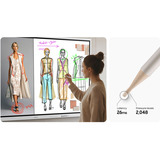 Samsung Flip WM75FX, Public Display weiß/grau, UltraHD/4K, Touchfunktion, Multi‑Touch