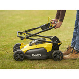 Stanley Akku-Rasenmäher (SFMCMW2651M-QW), 36Volt (2x18V) schwarz/gelb, 2x 4,0 Ah-Lithium-Ionen-Akku