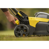 Stanley Akku-Rasenmäher (SFMCMW2651M-QW), 36Volt (2x18V) schwarz/gelb, 2x 4,0 Ah-Lithium-Ionen-Akku