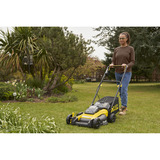 Stanley Akku-Rasenmäher (SFMCMW2651M-QW), 36Volt (2x18V) schwarz/gelb, 2x 4,0 Ah-Lithium-Ionen-Akku