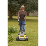 Stanley Akku-Rasenmäher (SFMCMW2651M-QW), 36Volt (2x18V) schwarz/gelb, 2x 4,0 Ah-Lithium-Ionen-Akku