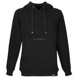 ALTERNATE ATTAX Hoodie (Logo geprägt) XL, Pullover schwarz