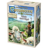 Asmodee Carcassonne - Schafe und Hügel, Brettspiel 9. Erweiterung