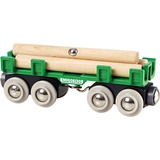 BRIO World Langholzwagen, Spielfahrzeug grün