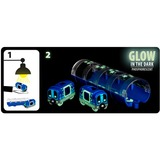 BRIO World Tunnel Box U-Bahn Glow in the Dark, Spielfahrzeug blau
