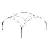 Coleman FastPitch Event Shelter XL, Pavillon silber/dunkelblau, 4,5 x 4,5 Meter