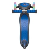 GLOBBER Elite Deluxe mit Leuchtrollen, Scooter blau