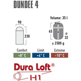 High Peak Schlafsack Dundee 4 grau