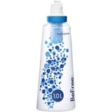 Katadyn Trinkbeutel BeFree Filtersystem 1,0 Liter, Trinkflasche transparent/blau