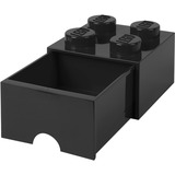 Room Copenhagen LEGO Brick Drawer 4 schwarz, Aufbewahrungsbox schwarz