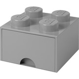 Room Copenhagen LEGO Storage Brick Drawer 4, Aufbewahrungsbox dunkelgrau