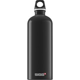 SIGG Alu Traveller 1 Liter, Trinkflasche schwarz