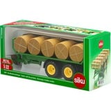 SIKU 2891 FARMER Rundballenahänger, Modellfahrzeug grün/goldgelb