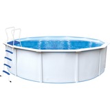 Stahlwandpool Set Nuovo de Luxe II, Ø 550cm, H 120cm, Schwimmbad