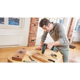 Bosch Heimwerken & Garten Akku-Schlagbohrschrauber UniversalImpact 18V + SystemBox grün/schwarz, Li-Ionen Akku 1,5Ah + 2,5Ah, Koffer + 210-teiliges Zubehör, POWER FOR ALL ALLIANCE