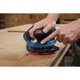 Bosch Professional Akku-Exzenterschleifer GEX 12V-150-3 Professional solo, 12Volt blau/schwarz, ohne Akku und Ladegerät