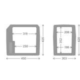 Dometic TropiCool TCX 21, Kühlbox grau