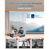 ECOVACS Fensterputz-Roboter WINBOT W2 PRO, Fenstersauger weiß, 90 Watt