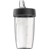 Kenwood Blend-Xtract Sport Aufsatz Smoot­hie2Go-Behälter KAH740PL, Becher transparent/schwarz, 2 Stück