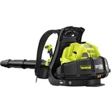 Ryobi MAX POWER Akku-Laubgebläse RY36BPXB-0 mit Tragegeschirr, 36Volt, Laubbläser grün/schwarz, ohne Akku und Ladegerät