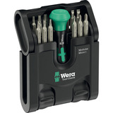 Wera Tool-Check Modular Set Imperial 1, mit 3 Werkzeugmodulen, Bit-Satz schwarz/grün, 50-teilig, zöllig, inkl. 1/4" Bit-Ratsche, Winkelschlüssel
