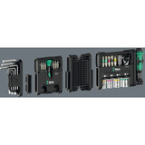 Wera Tool-Check Modular Set Imperial 1, mit 3 Werkzeugmodulen, Bit-Satz schwarz/grün, 50-teilig, zöllig, inkl. 1/4" Bit-Ratsche, Winkelschlüssel