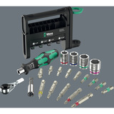 Wera Tool-Check Modular Set Imperial 1, mit 3 Werkzeugmodulen, Bit-Satz schwarz/grün, 50-teilig, zöllig, inkl. 1/4" Bit-Ratsche, Winkelschlüssel