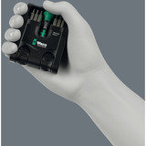 Wera Tool-Check Modular Set Imperial 1, mit 3 Werkzeugmodulen, Bit-Satz schwarz/grün, 50-teilig, zöllig, inkl. 1/4" Bit-Ratsche, Winkelschlüssel