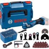 Bosch Akku-Multi-Cutter GOP 18V-34 Solo Professional, 18Volt, Multifunktions-Werkzeug blau/schwarz, ohne Akku und Ladegerät, L-BOXX + Zubehör-Box