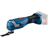 Bosch Akku-Multi-Cutter GOP 18V-34 Solo Professional, 18Volt, Multifunktions-Werkzeug blau/schwarz, ohne Akku und Ladegerät, L-BOXX + Zubehör-Box