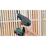 Bosch Heimwerken & Garten Akku-Bohrschrauber UniversalDrill 18V-60 grün/schwarz, 2x Li-Ionen Akku 2,0Ah, Koffer, POWER FOR ALL ALLIANCE