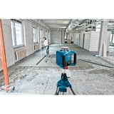 Bosch Professional Rotationslaser GRL 300 HVG Professional, mit Baustativ blau, Koffer, grüne Laserlinie