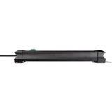 Brennenstuhl Premium-Line Steckdosenleiste 6-fach, 3x 2fach schaltbar schwarz/hellgrau, 3 Meter Kabel, mit 3 Sicherheitsschaltern