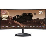 Cooler Master GM34-CWQ2, LED-Monitor 86.4 cm (34 Zoll), schwarz, UWQHD, VA, Curved, Quantum Dot, 180Hz Panel