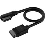 Corsair iCUE LINK Slim-Kabel, 200mm, 90° abgewinkelt schwarz, 2 Stück