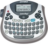 Dymo LetraTag LT-100T, Beschriftungsgerät silber, mit QWERTZ-Tastatur