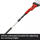 EINHELL Power X-Change Akku-Oliven-/Obstrüttler GE-FS 18/53 Li-Solo, Obstpflücker rot/schwarz, ohne Akku und Ladegerät, mit Teleskop-Stiel