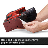 EINHELL Power X-Change Akku-Schwingschleifer TC-OS 18/187 Li-Solo, 18Volt rot/schwarz, ohne Akku und Ladegerät