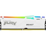 Kingston FURY DIMM 32 GB DDR5-5600  , Arbeitsspeicher weiß, KF556C40BWA-32, FURY Beast RGB, INTEL XMP