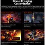 Koorui G2411P, Gaming-Monitor 60.5 cm (23.8 Zoll), schwarz, FullHD, IPS, HDMI, DP, FreeSync Premium, HDR, 200Hz Panel