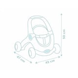 Smoby Little Smoby 3-in1 Lauflernwagen + Puppe, Geschicklichkeitsspiel 