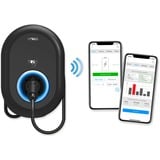 Vestel eCharger Home Smart 11 kW EVC04-AC11SWA-T2P7, Wallbox schwarz, 11 kW, 7 m Kabel, RFID