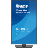 iiyama ProLite XB2493HSU-B1, LED-Monitor 60.5 cm (23.8 Zoll), schwarz (matt), FullHD, IPS, HDMI, DP, USB-Hub, Adaptive-Sync, 120Hz Panel