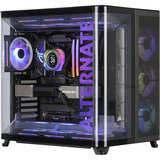 ALTERNATE Gaming-PC • RTX 5080 • AMD Ryzen™ 7 9800X3D • 32 GB RAM schwarz/transparent, Windows 11 Home