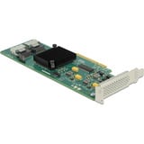 DeLOCK 8 Port SATA PCI Express x8 Karte mit Anschlusskabel, Schnittstellenkarte 
