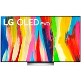 LG OLED77C22LA, OLED-Fernseher 195 cm (77 Zoll), schwarz, UltraHD/4K, HDMI 2.1, Triple Tuner, 120Hz Panel