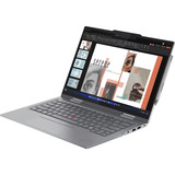 Lenovo ThinkPad 2-in-1 G9 (21KE0080GE), Notebook grau, Intel® Core™ Ultra 5 135U, Intel® Graphics, 32 GB LPDDR5X, 512 GB (512 GB SSD), Windows 11 Pro
