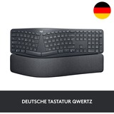 Logitech ERGO K860 Split for Business, Tastatur graphit, DE-Layout